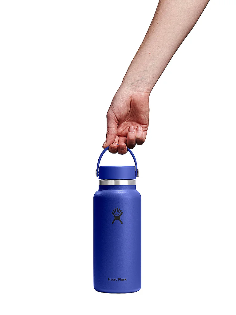 HYDRO FLASK Trinkflasche Wide Flex Cap 32 oz (946ml) blau — Bild 3